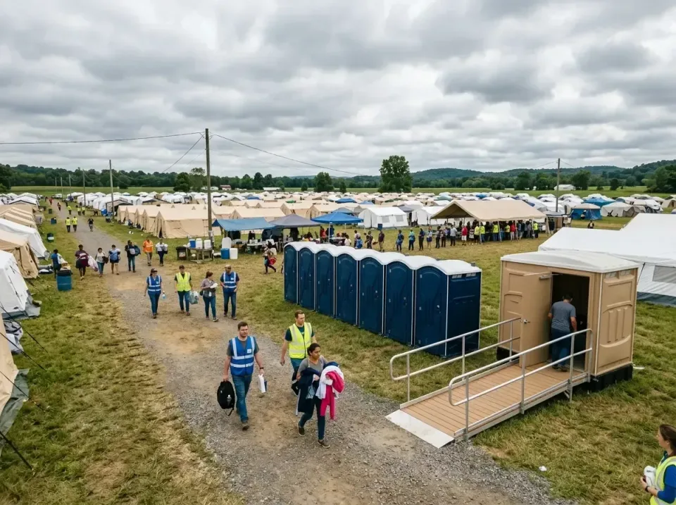 disaster-relief-camp-restrooms-010 — frequently asked questions, Dumpster & Portable Bathrooms Rental in Mohave Valley, AZ